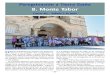 8. Monte Tabor - Real Oratorio del Caballero de Gracia · 8. Monte Tabor Dejamos el alojamiento en Nazaret. Esta noche dor-miremos ya en Jerusalén. Nos encaminamos en primer lugar