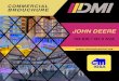 JOHN DEERE - DMIndustrial€¦ · • John Deere, modelo 6068HF150, de cuatro tiempos con alta calidad y productividad. • Configuración 6 cilindros en línea. • Reducción en