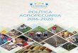 Política Agropecuaria -BAJA- · del bien común, como ﬁn supremo del Estado guatemalteco ... la implementación de la Política Agrícola 2016-2020. Este resultado establece que,