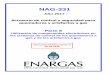 NAG-331 - ENARGAS€¦ · 8 REQUISITOS ELÉCTRICOS Y DE COMPATIBILIDAD ELECTROMAGNÉTICA ... F.5 Protección contra los fallos internos para los fines de seguridad funcional ... componentes