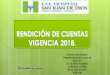 Director del Hospital Departamental San Juan de Dios E.S.E Dr. …esesanjuandediospc.gov.co/documentos/Rendicion_de_cuenta... · 2019. 6. 5. · MORBILIDAD POR CONSULTA DE URGENCIAS