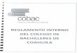 Secretaría de Finanzas de Coahuila · 2020. 7. 17. · alberto covarrubias manrique página 2 [acuerdo olordx-230310] (.01 reglamento interno del cole-gio de bachilleres de coahuila