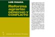 Reforma agraria - marxists.org · ma agraria y desarrollo rural en el Perú" apo-yado por el Centro Internacional de Investi-gaciones para el Desarrollo ... Horacio Urteaga 694, Lima