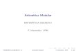 Aritm etica Modular - Academia Cartagena99...Congruencias en Z m odulo m Criterios de divisibilidad y regla del producto Criterios de divisibilidad y regla del producto Teorema (Criterios