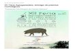 Exposición Morfológica de Cerdos Ibéricos · Del 03 al 03 de diciembre de 2016 XII Feria Agroganadera: entrega de premios morfológicos "Exposición Morfológica de Cerdos Ibéricos"