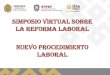 Simposio Virtual sobre la Reforma Laboral Nuevo ...repositorio.veracruz.gob.mx/trabajo/wp-content/...especificará los motivos por el cual se promovió, así como las pruebas en que