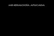 MINERALOGÍA APLICADA · 2017. 3. 15. · MINERALOGÍA APLICADA EDITOR: Emilio Galán Huertos Manuel Regueiro González-Barros, Magdalena Rodas González, José M.a Mesa López-Colmenar,