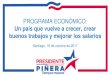 Presentación de PowerPoint - Cooperativa.cl · Las ideas que nos inspiran • Chile necesita volver a progresar: pero progreso es mucho más que crecimiento: es calidad de vida y