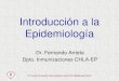 Introducción a la Epidemiologíarecursos.salonesvirtuales.com/.../bloques//2012/08/5to-curso-04.pdf · Introducción a la Epidemiología Dr. Fernando Arrieta Dpto. Inmunizaciones