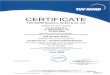 Grupa Kęty S.A. · 2019. 12. 19. · niVNORD CERTIFICATE TÜv NORD Systems GmbH & co. KG certifies that the company Grupa Kety S.A. ul. Koéciuszki 111 32-650 has been verified and