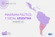 PANORAMA POLÍTICO Y SOCIAL ARGENTINA · 2020. 12. 1. · PARAGUAY MAR 2018 1 encuesta ARGENTINA MAY 2019 –NOV 2020 7 encuestas BOLIVIA FEB 2019 –OCT 2020 6 encuestas CHILE MAY