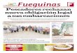 Fueguinas F · 2015. 5. 1. · Fueguinas martes 27 de enero de 2015 F LA VOZ DE TIERRA DEL FUEGO Félix Iglesias Pescadores rechazan nueva obligación legal a sus embarcaciones 22.Desde