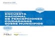 Informe de Resultados Encuesta Nacional de Percepciones ......2016/10/11  · Informe de resultados Encuesta Nacional de Percpeciones Ciudadanas sobre Municipios 5 comunales que son
