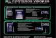 PORTEROS VISORES EDIF.pdf · 2019. 1. 14. · - 7" LCD Video portero color, manos libres - 8 melodias de llamado seleccionable - Brillo, color y volumen ajustable - Manejo de cerradura