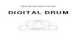 DIGITAL DRUM · Tocando un ritmo Su Digital Dru m ofrece 50 rit mos difere ntes que pueden usarse par a proporcionar acompañamiento. Selecci one uno de los ritmos y escúchelo. 1