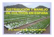 DISTRIBUCIÓN Y MANEJO DE CULTIVOS EN ESPAÑA...TIERRAS DE CULTIVO (en miles de ha) Cultivos Herbáceos (Secano) Cultivos Herbáceos (Regadío) Barbechos Cultivos Leñosos (Secano)