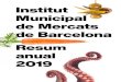 Institut Municipal de Mercats de Barcelona Resum 2019...Mercats de Barcelona — Resum anual 2019 6 01. Dades rellevants i evolució de l’exercici 7 01. Dades rellevants i evolució