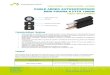 CABLE AÉREO AUTOSOPORTADO MINI FIGURA 8 FTTX 1000M · 2020. 7. 15. · MINI FIGURA 8 FTTX 1000M FOSPC-00X-X-FTTXMF8 Características Técnicas - Cable integrado por mensajero de