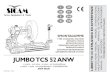 JUMBO TCS52 ANW ANW.pdf · 2014. 10. 31. · conserve este manual para ulteriores consultações. jumbo tcs 52 anw (anw maxi) É um desmonta-pneus projectado e construÍdo para ser