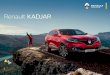 Renault KADJAR · 2018. 1. 31. · directa de Renault Kadjar, con una caja de velocidades manual de 6 marchas, ofrece una potencia máxima de 165 CV y un par generoso de 240 Nm disponibles