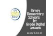 Birney Elementary School’s 1st Grade Digital Lessons · 2020. 5. 17. · Birney Elementary School’s 1st Grade Digital Lessons Week of May 18-May 20, 2020