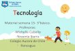 Tecnología · 2020. 7. 12. · Tecnología Material semana 15- 3°básico. Profesoras:-Michelle Cabello-Yessenia Ibarra Colegio Aurora de Chile Rancagua