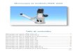 Microscopio de medición PEAK 2054 · 2017. 5. 29. · Versión especial para la medición de la dureza Brinell 5 ... Piezas de repuesto para microscopios de la serie PEAK 2054 33