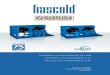 Unidades condensadoras por aire Unidades condensadoras a arhosclima.com/wp/wp-content/uploads/2019/09/Frascold...40 modelos distintos con compresores que van de 5 a 56 m3/h (a 50 Hz)