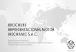 BROCHURE REPRESENTACIONES MOTOR MECHANIC S.A.C.motormechanicperu.com/wp-content/uploads/2020/07/...MANTENIMIENTO A GRUPOS ELECTRÓGENOS Realizamos mantenimientos preventivos y correctivos
