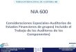 Presentación de PowerPointipai.org.pe/wp-content/uploads/2017/05/NIA-600-CONSIDERA... · 2020. 12. 9. · NORMA INTERNACIONAL DE AUDITORIA 600 Estrategia • Socio del encargo del