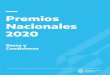MINISTERIO DE CULTURA Premios Nacionales 2020 · 2020. 12. 29. · Premios Nacionales 2020 Bases y Condiciones MINISTERIO DE CULTURA Resolución 1851/2020 RESOL-2020-1851-APN-MC Ciudad