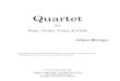 for Flute, Violin, Viola, & Cello - New Music USAlibrary.newmusicusa.org/files/13746/Flute Quartet.pdf · 2015. 5. 21. · Flute Violin Viola Cello = 116 Quartet Allen Brings. cresc