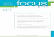Los profesionales expertos opinan sobre los trastornos ...revistafocus.es/pdf/RevistaFOCUS_N7.pdf · enuréticos y el déficit de vasopresina puede ser la causante de esta poliuria