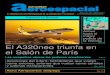 P El A320neo triunfa en el Salón de París · 2019. 6. 27. · Salón Aeronáutico de Le Bourget el “Zehst” (Zero Emission Hypersonic Transportation) su proyecto de avión supersónico