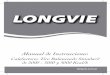 Manual de Instrucciones - Longvie...Manual de Instrucciones Calefactores Tiro Balanceado Standard de 5000 Kcal/h2000 - 3000 y Calefactores tiro balanceado standard de 2000 - 3000 y