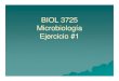 BIOL 3725 Microbiología Ejercicio #1lrios/3725/Ejercicio1.pdfTÉCNICAS ASÉPTICAS Lavarse las manos con jabón y secarse con papel toalla al inicio y final de la sesión . Mantener