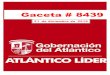 Gaceta # 8439asamblea-atlantico.gov.co/wp-content/uploads/2020/05/... · 2020. 5. 30. · Gaceta Departamental N° 8439 31 de diciembre de 2019 Departamento del Atlántico - Nit 890102006-1