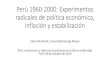 Perú 1960-2000: Experimentos radicales de política ......2019/10/24  · Perú 1960-2000: Experimentos radicales de política económica, inflación y estabilización César Martinelli,