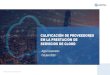 CALIFICACIÓN DE PROVEEDORES EM LA PRESTACIÓN ... - Calificacion de...2020/10/04  · único para administrar Cloud públicas, privadas, híbridas o de Edge •Orquestación de recursos
