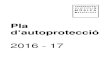 Pla...2017/03/10  · Pla d’autoprotecció 2016-17 3 Fitxa 2 Característiques planta baixa Planta núm.: Baixa EDIFICI (nom): Conservatori Municipal de Música de Barcelona ESPAIS