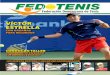 víctor estreLLafedotenis.org/wp-content/uploads/2019/12/revista... · 2020. 3. 31. · ro 1 de Tenis del equipo de Copa Davis de República Dominicana, Víctor Estrella (170) en
