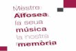 TarjExpos Mestre Alfosea La seua · José Alfosea Pastor va nàixer al nostre poble en 1891. A banda de compositor i director, sabia tocar el violí, la guitarra, el clarinet i el