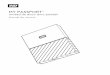 Unidad de disco duro portátil · 2017. 8. 11. · 1 Información acerca de su disco WD Bienvenido a su My Passport™ disco duro portátil. Este disco ofrece alta capacidad en un