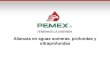 Alianzas en aguas someras, profundas y ultraprofundas...7 Trión es la primer alianza de Pemex en aguas profundas, la cual fue formalizada el 3 de marzo pasado con una inversión total