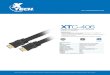 XTC-406-Cables & Adapters Datasheets- SPA – 2018-09-29 V02 ... · XTC-406 Cable HDMI plano con conector macho a macho Características Tipo Tipo de conector Resolución Calibre