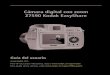 Cámara digital con zoom Z7590 Kodak EasyShare · 2012. 4. 29. · Kodak. En el caso de que el líquido entrara en contacto con la piel, lave de inmediato la parte del cuerpo afectada