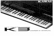 K3取扱説明書 - KAWAITitle K3取扱説明書 Author Kawai Musical Instruments Mfg. Co. Created Date 5/24/2005 4:35:25 PM