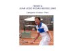 TENISTA JUAN JOSÉ ROSAS BERGELUND...•Juan José Rosas Bergelund, nació en Lima – Perú, el 06 de noviembre de 1997. Comenzó a jugar tenis a los 3 años y medio y desde los nueve