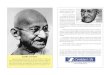 Gandhi. Consistent. Mohandas Karamchand Gandhi was born on … · 2014. 4. 30. · Gandhi. Consistent. Mohandas Karamchand Gandhi was born on October 2, 1869, and became the international