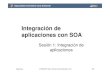 Integración de aplicaciones con SOA · • Necesidad creciente de las empresas de un fácil acceso a la información por parte de las aplicaciones • Objetivo: maximizar los beneficios